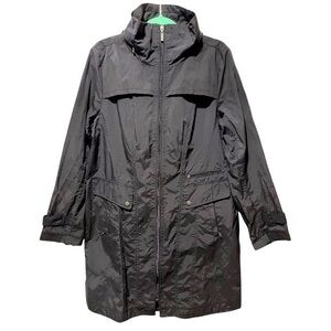 Cole Haan Black Trench Jacket